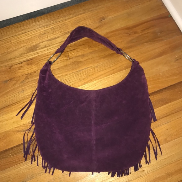 Purple Tassle Purse - Picture 2 of 3